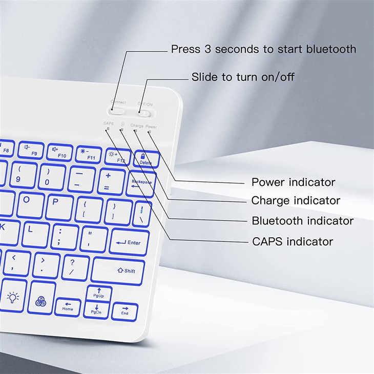 wireless illuminated keyboard 